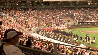 College World Series opening ceremonies