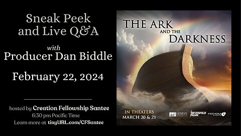 The Ark and the Darkness with Dr. Dan Biddle