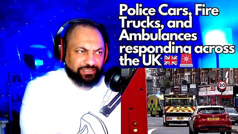 American Reacts | Police Cars, Fire Trucks, and Ambulances responding across the UK 🇬🇧 🚨