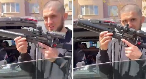 Islam Makhachev fires a machine gun at his comrades 😱😱😱