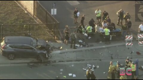 22 LASD recruits injured after being struck by wrong-way driver in Whittier, authorities say