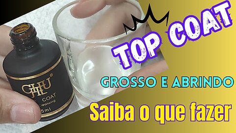 Como salvar seu top coat?