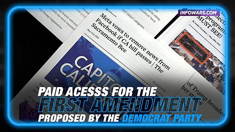 Democrats Want You To Pay To Access First Amendment Rights