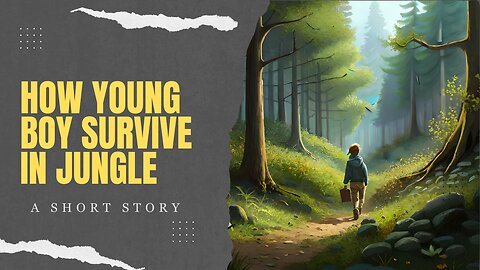 How Young boy survive in jungle?🤔#shortstory