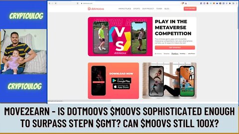 Move2Earn - Is Dotmoovs $MOOVS Sophisticated Enough To Surpass Stepn $GMT? Can $MOOVS Still 100x?