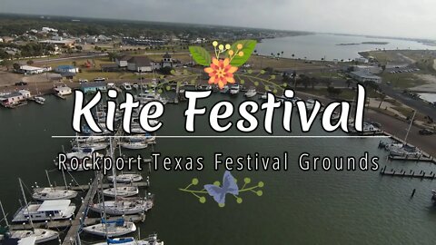 2022 City of Rockport Kite Festival Getting Started at 8AM - FPV Drone Video #rockportkitefestival