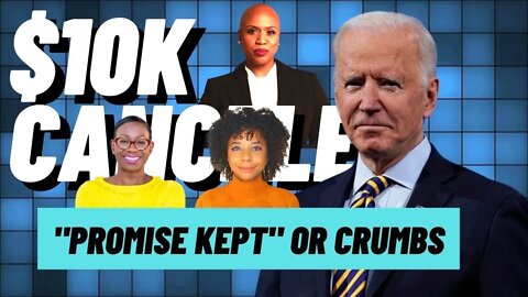 Biden To Cancel $10K Student Debt | Reactions from Nina Turner, Briahna Joy Gray, Ayanna Pressley