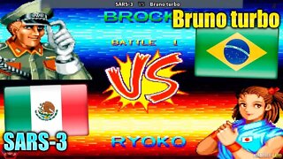 World Heroes 2 (SARS-3 Vs. Bruno turbo) [Mexico Vs. Brazil]