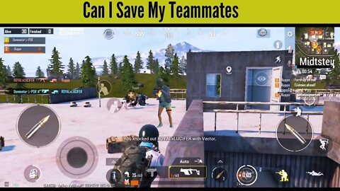 PUBG BGMI Gameplay | Can I Save My Teammates