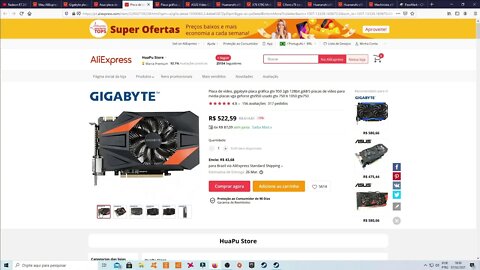 GTX 950 e GTX 960 no Aliexpress