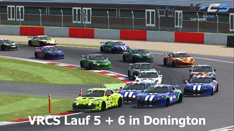 VRCS 2022 II: Rennen 5 + 6 in Donington