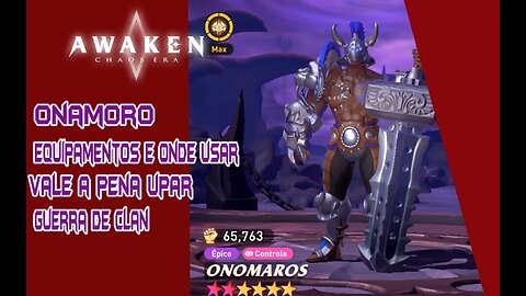 ONAMORO / PEDIDO DE INSCRITO / #awakenchaosera / #acecc