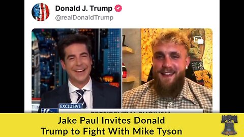 Jake Paul Invites Donald Trump to Fight With Mike Tyson