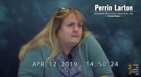 4/12/19 Perrin Larton testimony on harvesting of baby parts