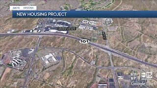 New housing and retail development under construction near Desert Ridge Marketplace