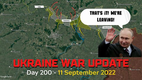 Russia withdraws entirely from Kharkiv and Izyum Fronts - Plenty of tanks and equipment left behind