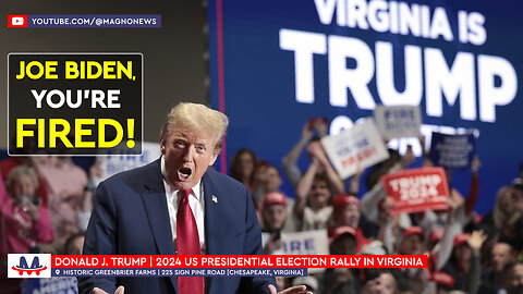 🇺🇸 Donald Trump | 'Joe Biden, you're Fired!' Rally in Chesapeake, Virginia (June 28, 2024)