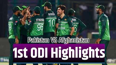 Pakistan vs Afghanistan 1st ODI Match Highlight||Pak vs Afg 2023