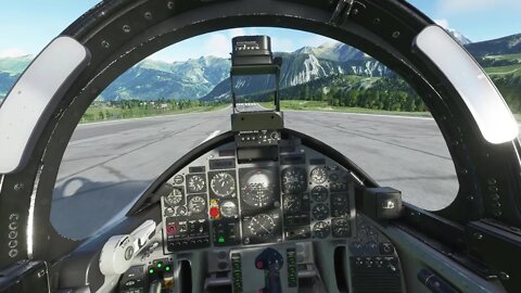 The Watchman News - MSFS2020 - Takeoff and Landing at Courchevel Aermacchi MB-339 Trainer Jet