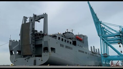 U.S. Navy's Military Sealift Command Kicks Off support to DEFENDER-Europe 21