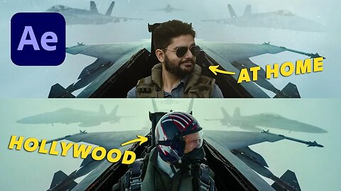 How I Became MAIN Character In TOP GUN: Maverick Using VFX!