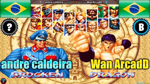 World Heroes Perfect (andre caldeira Vs. Wan ArcadD) [Brazil Vs. Brazil]