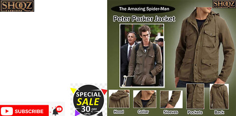 THE AMAZING SPIDER-MAN | ANDREW GARFIELD | COTTON JACKET