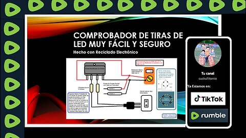 Comprobador de Tiras de LED "Seguro y Fácil de hacer y algo Más"