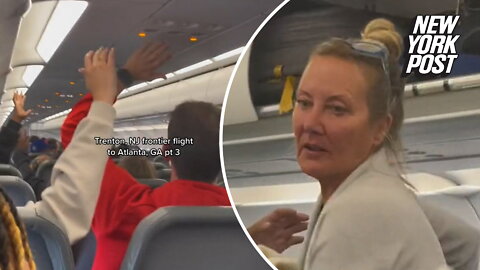 Passengers 'vote' unruly flyer off plane in hilarious video