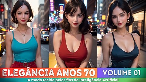 [HD] ✨ Viagem no Tempo: Elegância nos Anos 70 ⏳ | AI & Art 🎨 | Best Lookbook - #elegância #anos70