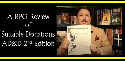 Suitable Donations from AD&D 2nd edition (RPG Review)