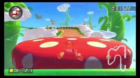 Mario Kart 8 Deluxe Time Trials - GBA Sky Garden (200cc) - 1:09.171