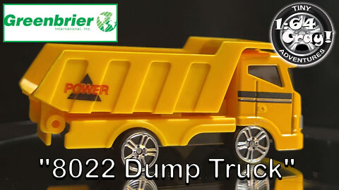 "8022 Dump Truck" in Yellow- Model by Greenbrier Int. Inc.