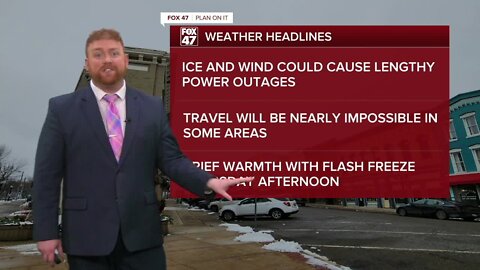 Today's Forecast: Snow, sleet, ice, rain and gusty winds