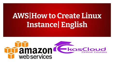 #AWS| Create Linux Instance| English| Ekascloud|