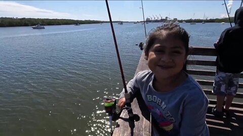 Feeding Tampa Bay surprises families at Gibsonton Elementary with fishing gear