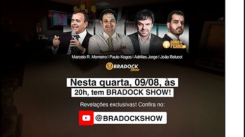 Bradock Show: 09/05/23 - Rodrigo Constantino, Paulo Martins e Fernando Holiday.