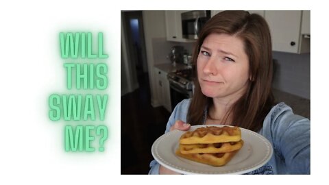 EGG YOLK WAFFLES || FINALLY TRYING AMY'S YOLK WAFFLES