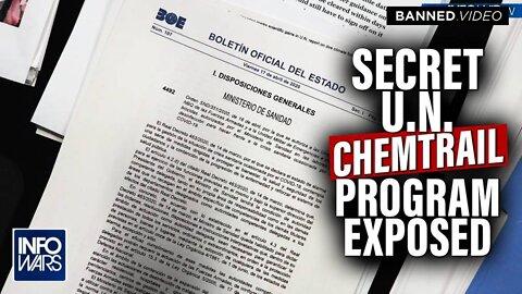 BREAKING: Spain Admits To Spraying Deadly Pesticides As Part Of Secret UN Chemtrail Program