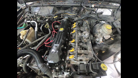 '98 Jeep Cherokee complete engine installation