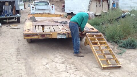 Repairing Ramps on Equipment Trailer