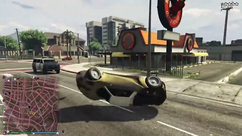 GTAV Online: Trash Modder/Cheater Trying To Kill Me.