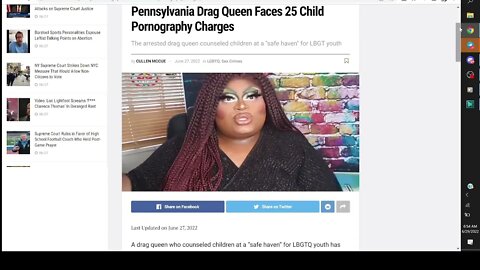 Drag Queen Facing 25 Kiddie Porn Charges Because Of Course He Is