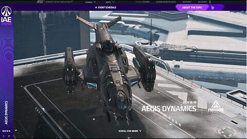 🍀Star Citizen Intergalactic Aerospace Expo 2953 den 2_3 AEGIS 🍀