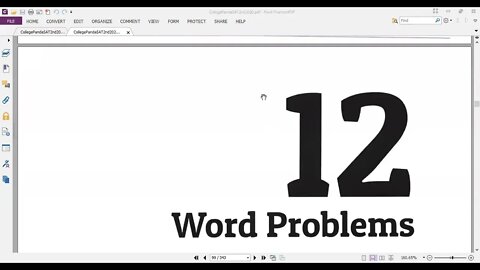 Chapter12 Part 1 (WORD PROBLEMS: Q1 up to Q12 , #Panda #SAT Exercise 2nd Edition