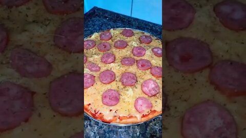 PIZZA DE LIQUIDIFICADOR PERFEITA 😋🍕 | Receitas #Shorts