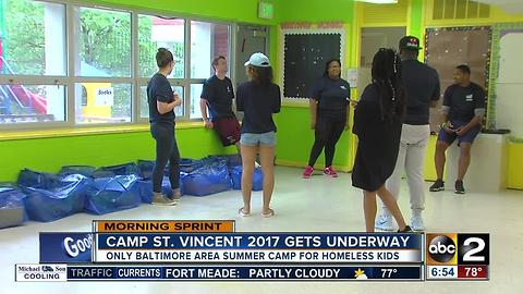 Camp St. Vincent kicks off Monday