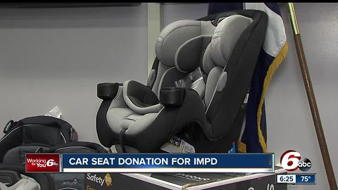 Car seat donation for IMPD