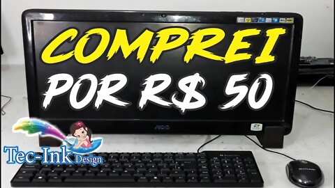 Comprei 1 Computador All In One Da AOC M2011 Por 50 Reais. Por Que Tão Barato? DEU BOM OU DEU RUIM?