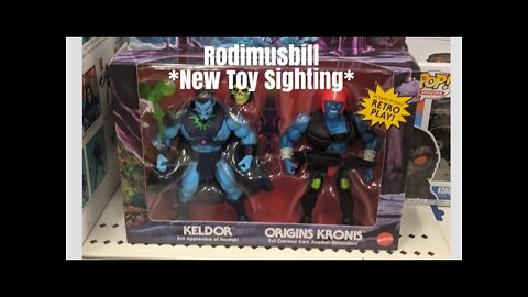 Masters of the Universe RISE OF EVIL - KELDOR & KRONIS FIGURES *Rodimusbill New Toy Sighting #short